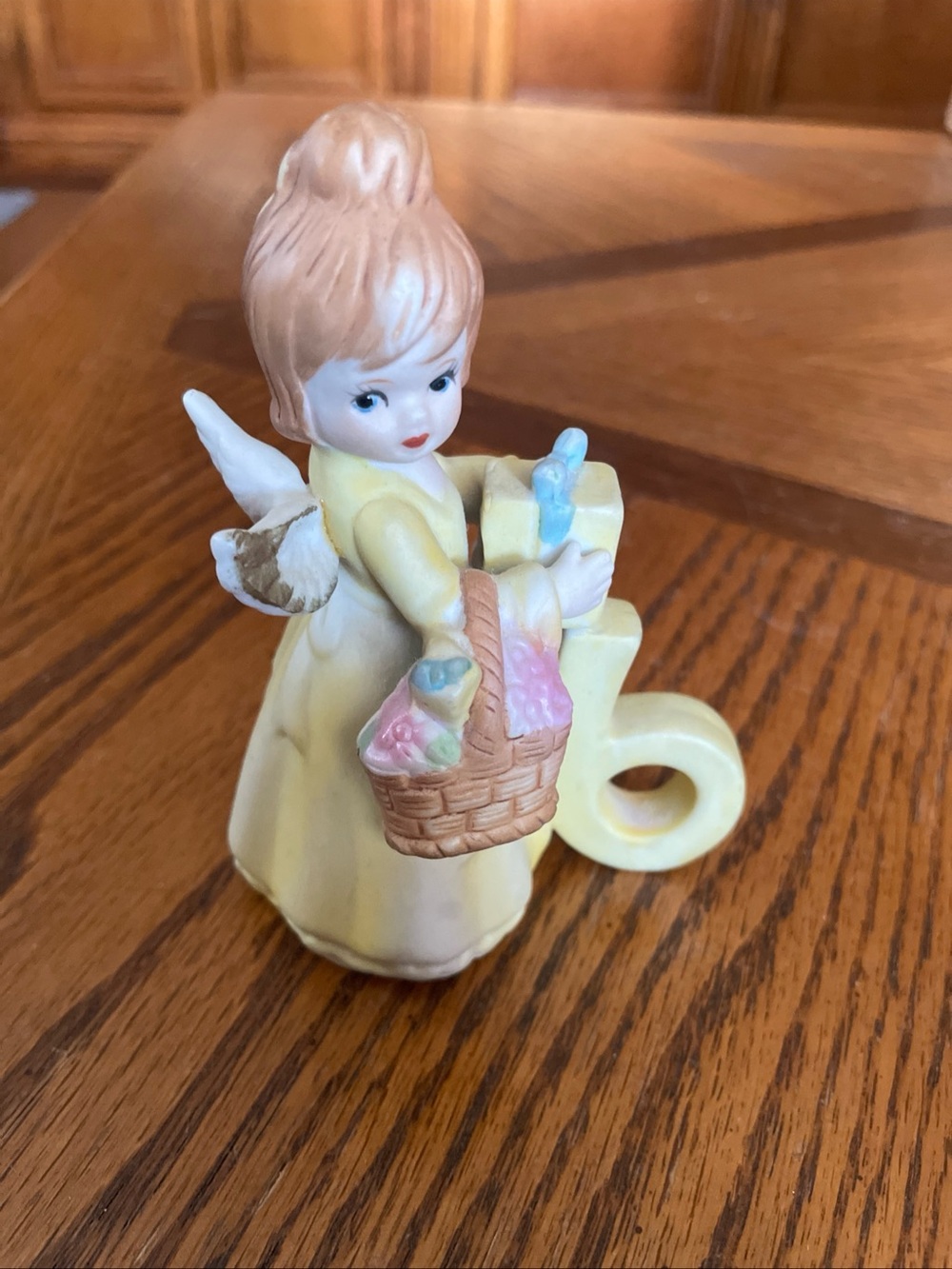 Vintage 1979 Russ Berrie Angel Birthday Girl #6 Figurine
